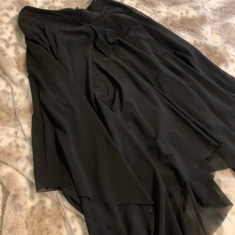 Black mesh layered skirt from top shop